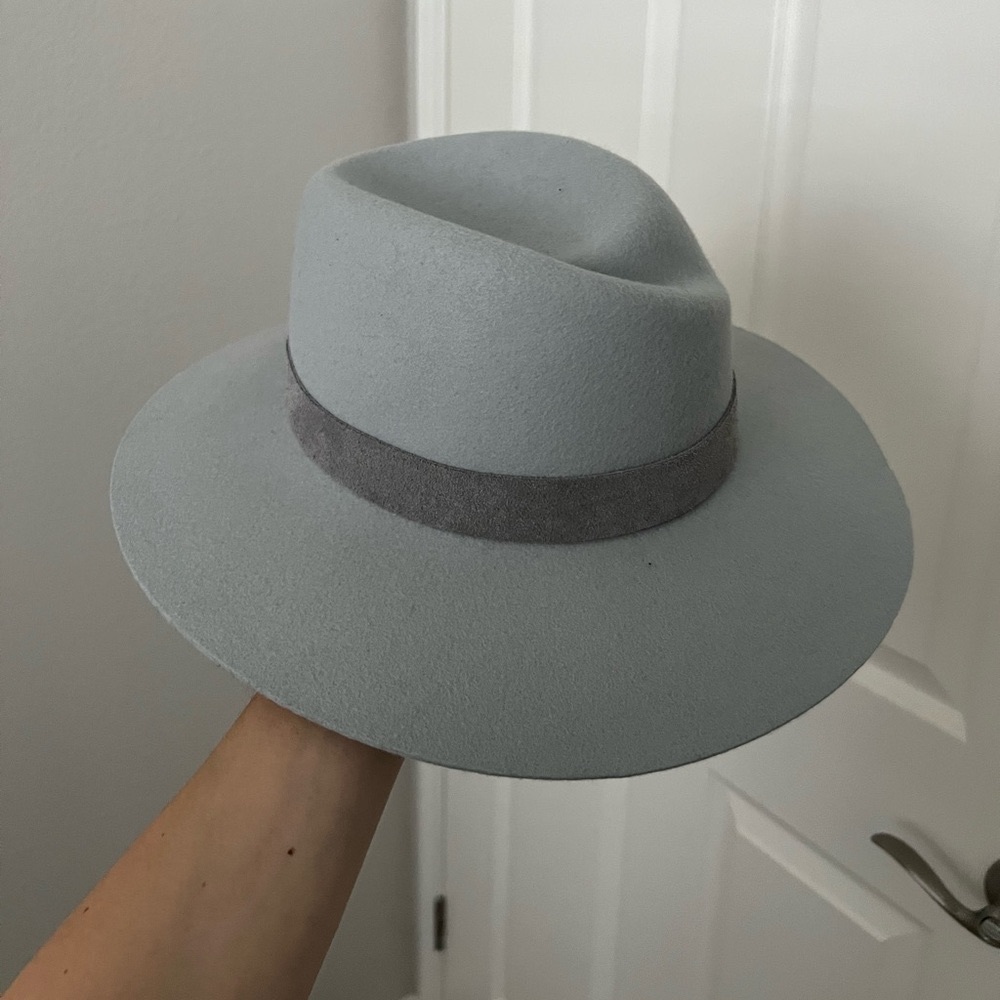 Rag and Bone Hat (blueish gray)